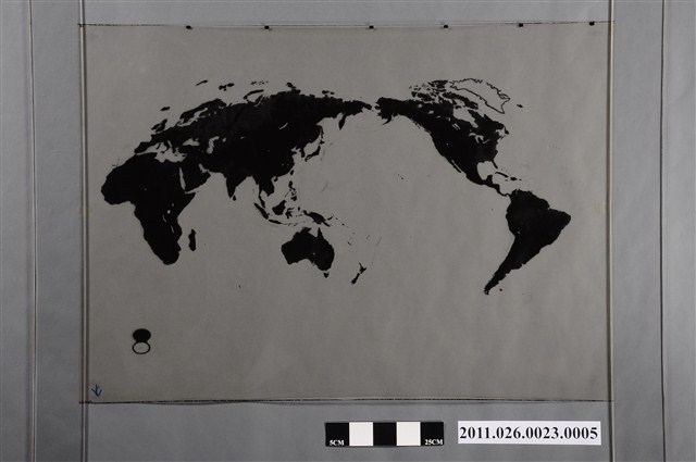 吳信政編輯世界地形圖之五 (共2張)