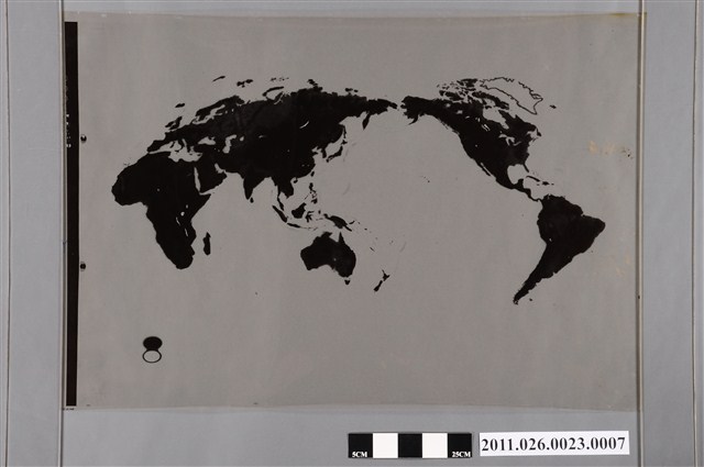 吳信政編輯世界地形圖之七 (共2張)