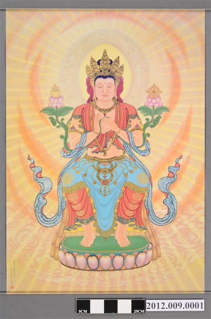 馬芥龍繪彌勒菩薩畫像 (共2張)