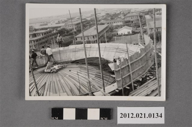 基地內圓形施工場域工程俯瞰 (共2張)