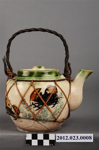 苗栗公館窯彩繪螃蟹茶壺 (共8張)