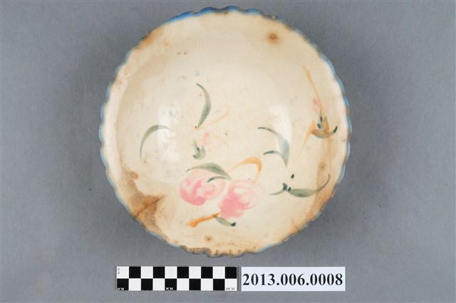 紅花紋湯碗 (共6張)