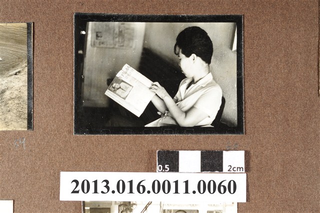 閱讀中女子側拍照 (共2張)