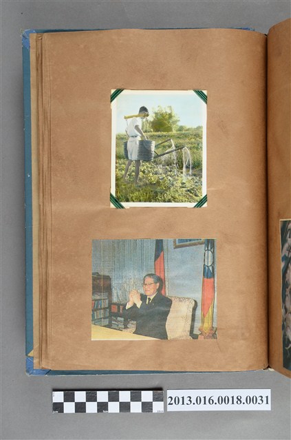 灑水照與前總統李登輝剪報共2張 (共1張)