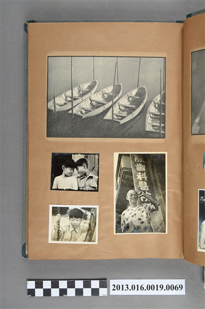 風景剪報與陳崧波兒子照2張與陳崧波獨照 (共1張)