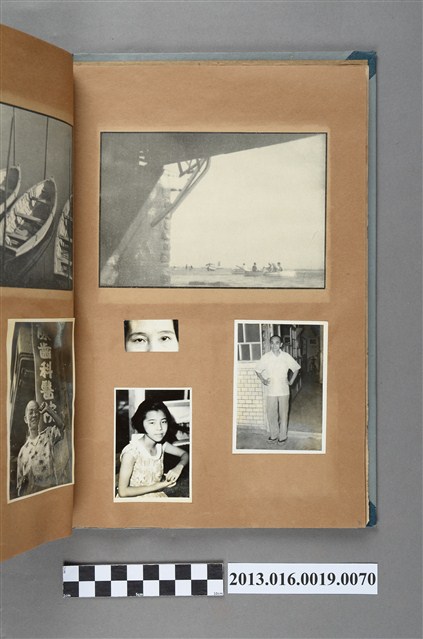 風景剪報與陳崧波獨照與陳崧波女兒獨照與女子眼睛照 (共1張)