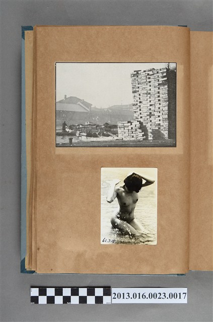 民國60年3月15日建築剪報與裸女照 (共1張)