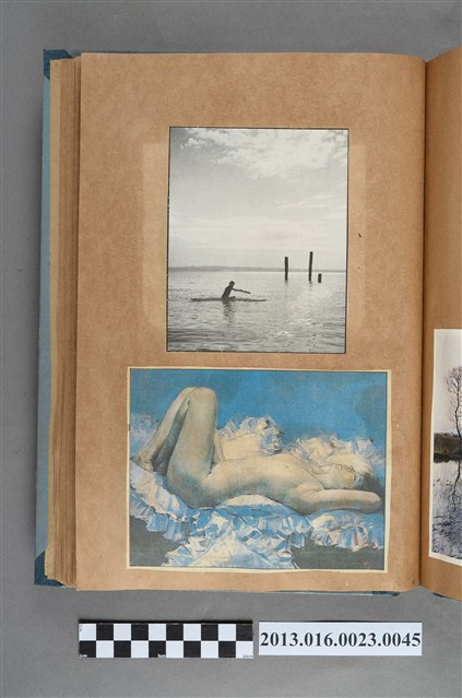 海上乘舟與裸女剪報 (共1張)