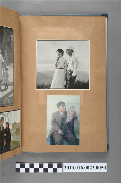 男女剪報與男子看報照 (共1張)