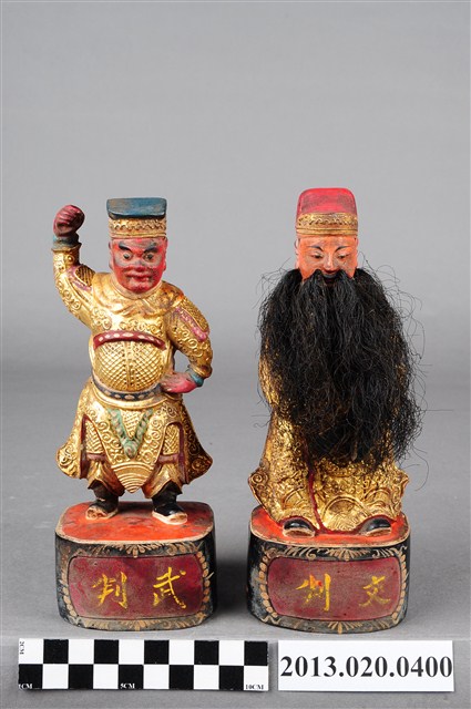 木雕文判及武判神像 (共4張)