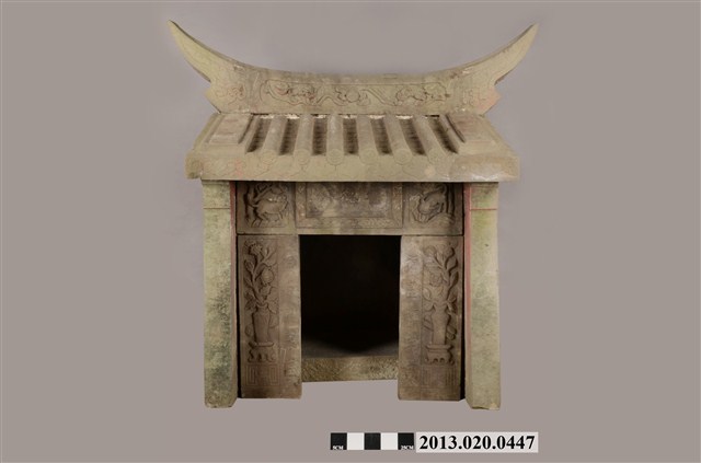 石造雕花客家燕尾土地公廟 (共6張)