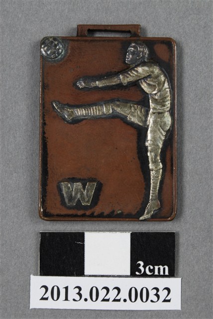 早大蹴球部蹴球校內大會紀念獎牌 (共4張)