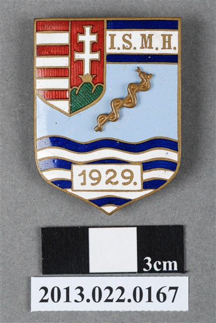 1929 I.S.M.H.國際醫學水文協會紀念章 (共4張)