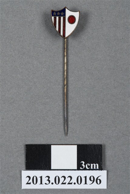 1958年美日國旗紀念章 (共5張)