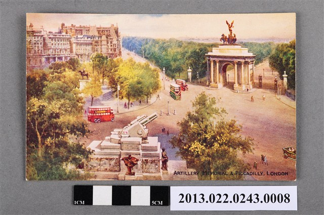 皇家砲兵紀念碑與皮卡地里街區 (共2張)