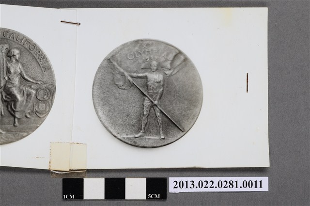 1932年第十屆洛杉磯奧運會選手章正面 (共5張)