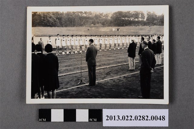 田徑賽開幕典禮致詞照片 (共2張)