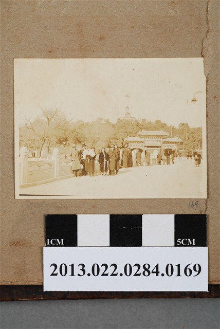 昭和15年正月張星賢夫婦等人北京旅行合照 (共2張)