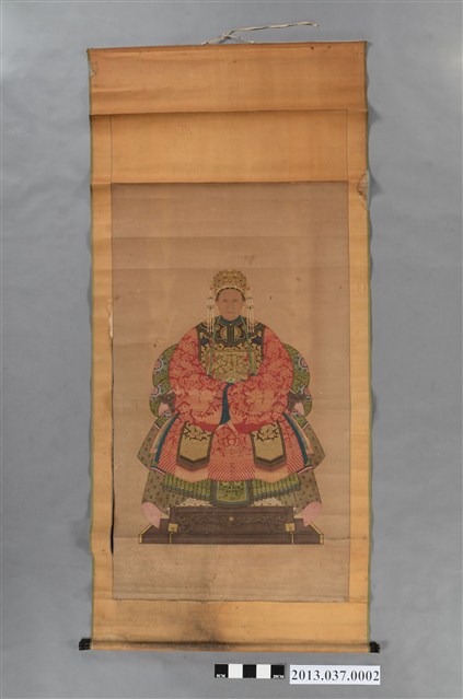 祖先畫像掛圖-蘇輝堂其妻 (共2張)