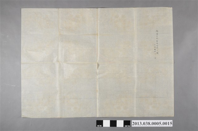 臺灣神社設計圖(御滯在所側面切斷之圖) (共2張)