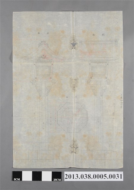 臺灣神社設計圖 (共2張)