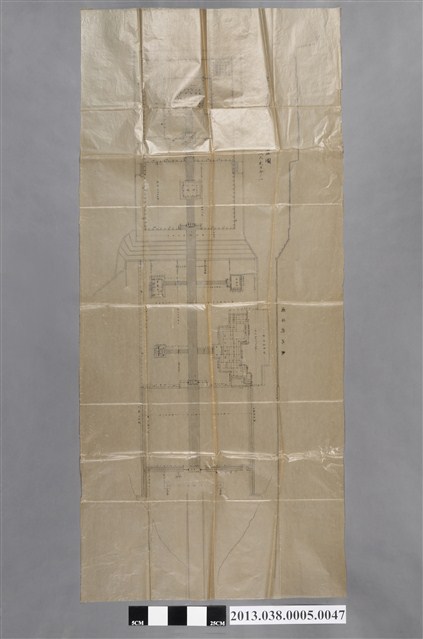 臺灣神社設計圖(臺灣神社敷地建物配置圖) (共2張)