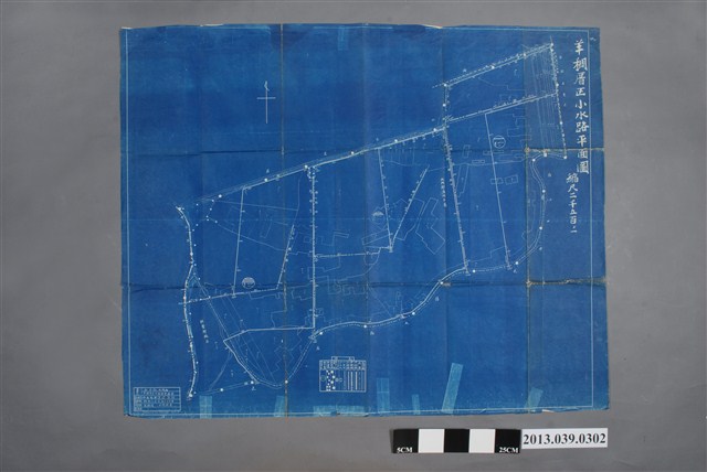 嘉南大圳組合〈新營郡、北門郡羊稠厝區小水路平面圖〉 (共2張)