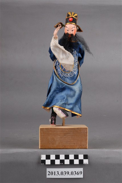 紙糊藍袍文官人偶 (共9張)