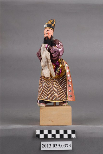 紙糊紫袍文官人偶 (共9張)