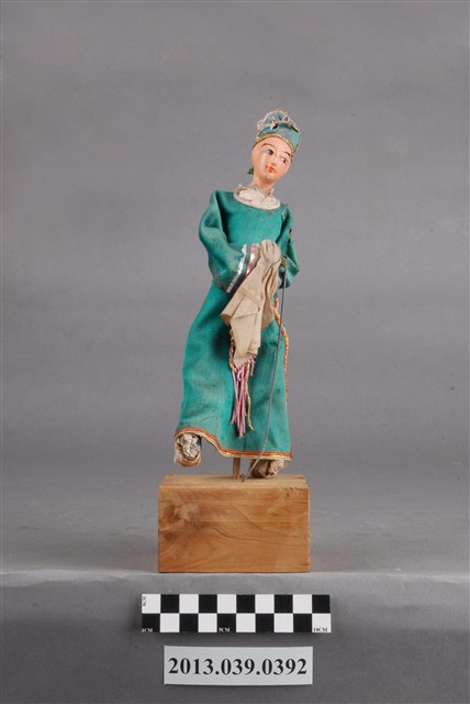 紙糊青長袍士人小生人偶 (共9張)