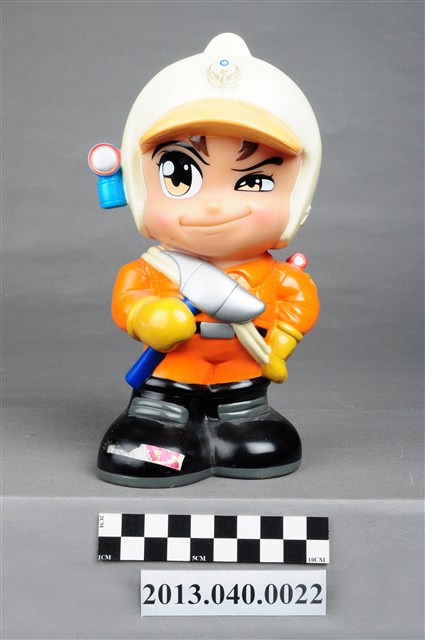 內政部消防署2000年消防寶寶救助手存錢筒 (共9張)