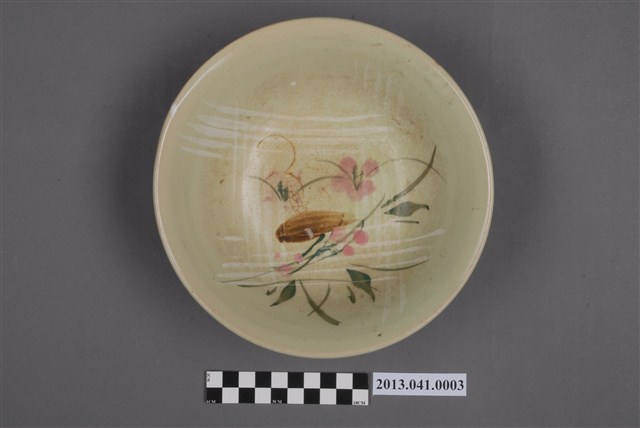 花卉紋綠釉碗 (共6張)