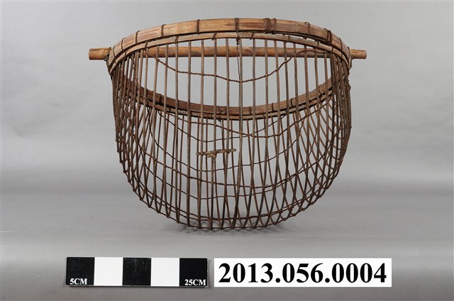 竹編中型魚苗篩籃 (共9張)