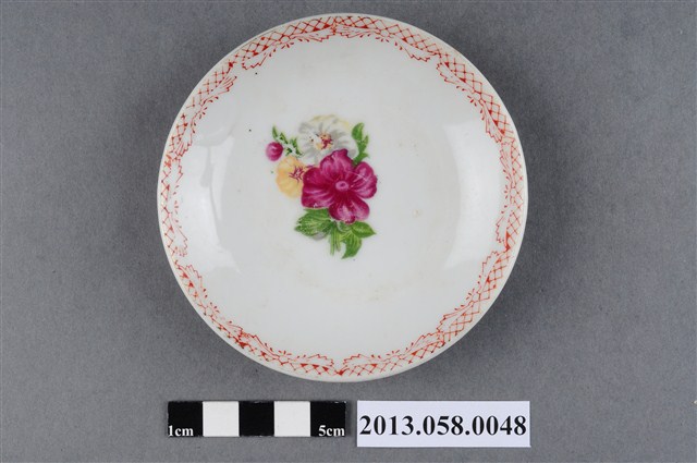 花卉紋碟 (共4張)