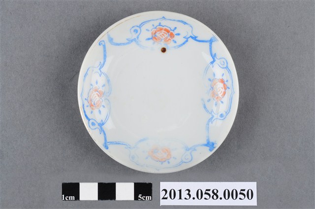 印花團花紋碟 (共4張)