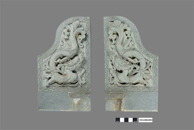 冥居建築構件墓翼1對 (共4張)