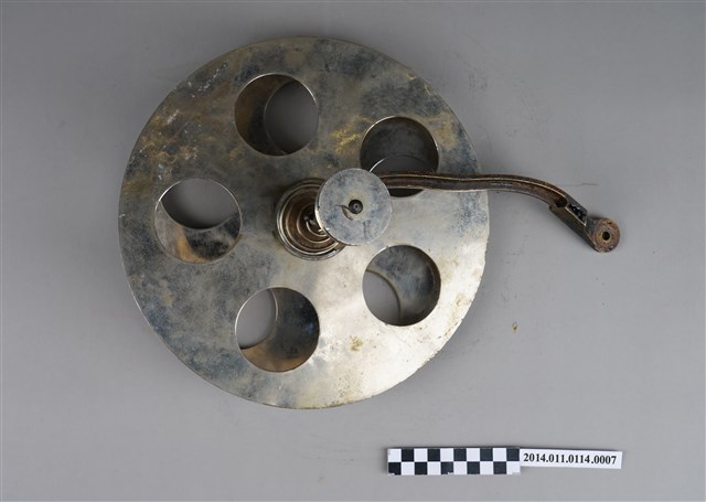 日治時期臺灣紙芝居協會放映機零件 (共5張)