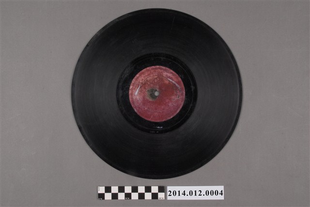 博友樂唱片公司出品編號「F(赤)503」《電影主題歌：人道/蝴蝶夢》蟲膠唱片 (共2張)