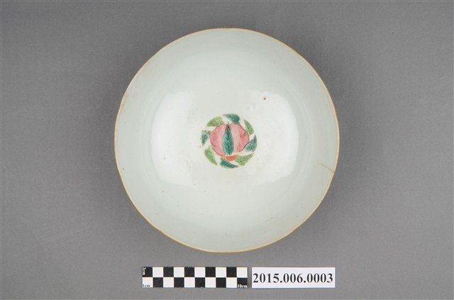 中國產清同治年製粉彩福壽雙全湯碗 (共6張)