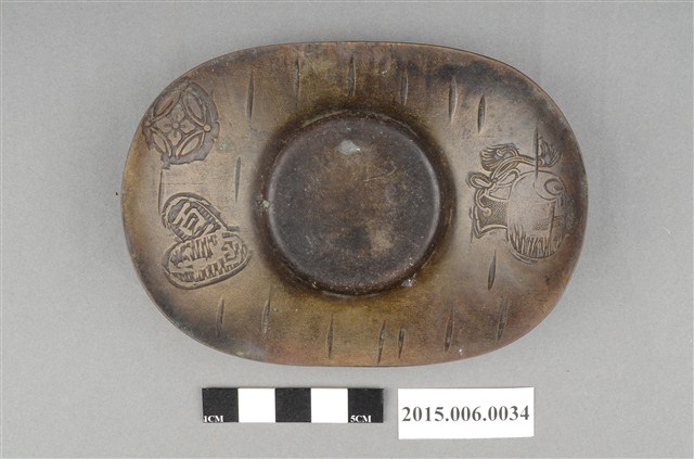 日本產黃銅茶托 (共4張)