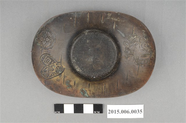 日本產黃銅茶托 (共4張)