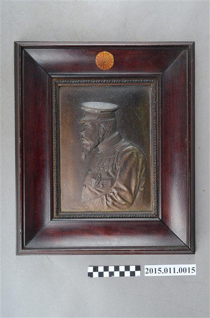 明治天皇銅製淺浮雕 (共4張)