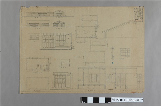 專賣局宮前工場內樟木集約製腦中間試驗工場即便所新築並建物符號四十一其他模樣替修繕工事 (共2張)