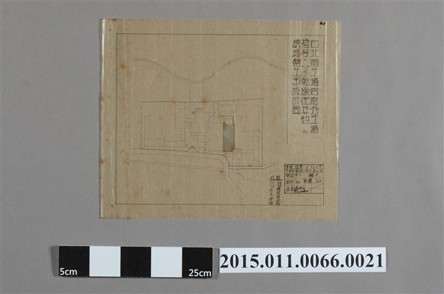 台北酒工場宮前分工場符號貳ヲ乾燥室其他ニ模樣替工事設計圖 (共2張)