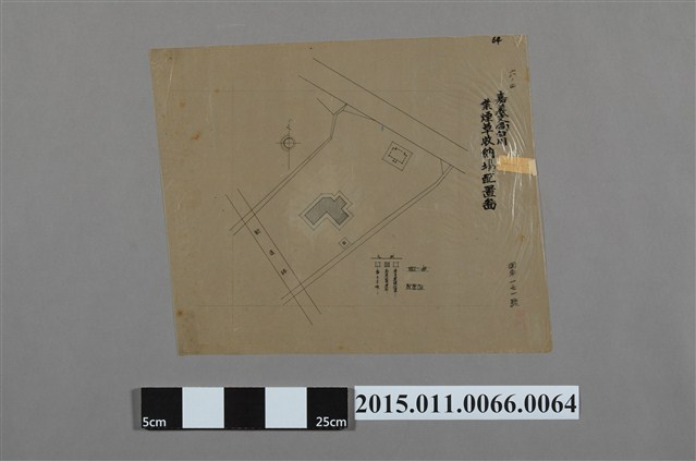 嘉義支局白川葉煙草收納場配置圖 (共2張)