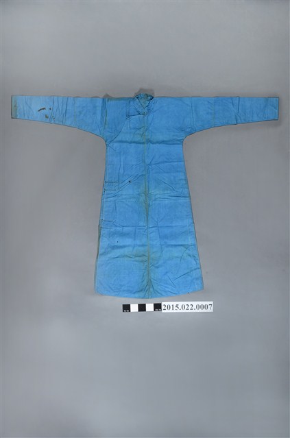 水藍色長袖薄外掛長杉 (共2張)