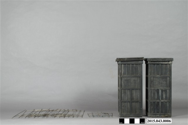 日本青葉商會製朝日牌硬橡膠黑白底片沖片筒組 (共4張)