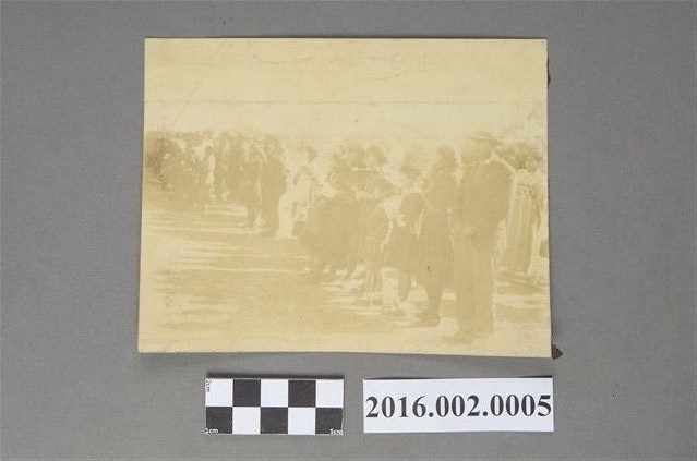 張星賢就讀早稻田大學時期利用寒假回台擔任巡迴教練於台北歡迎會會場 (共2張)