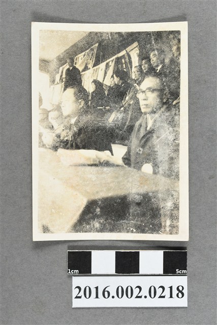 張星賢擔任田徑協會副會長兼總幹事時期於大會司令台 (共2張)