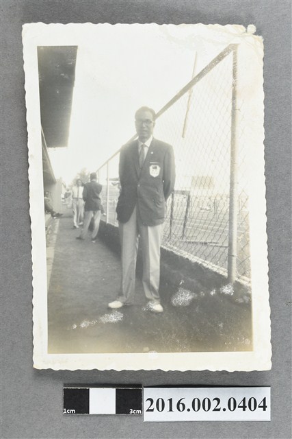 張星賢擔任台灣中興隊副領隊參加菲律賓馬尼拉舉行的第一屆中菲田徑對抗賽 (共2張)